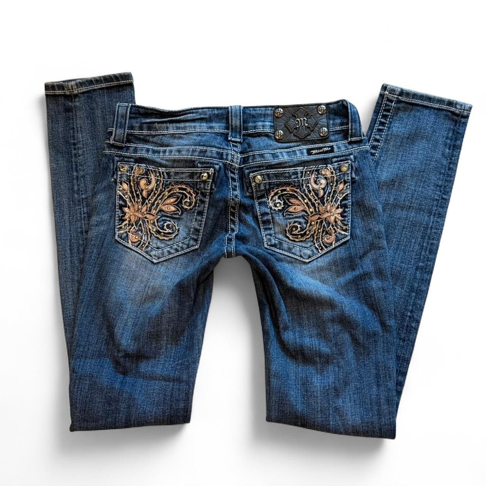 Miss Me y2k Low Rise Embellished Jeans Size 26